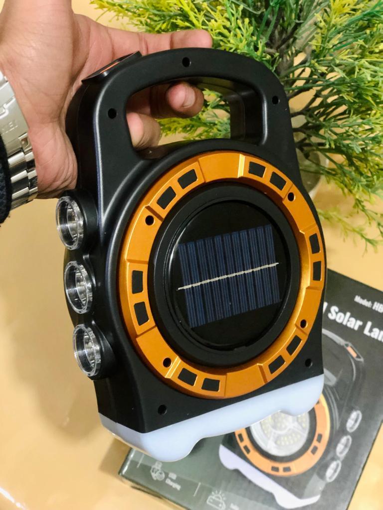 Solar Powered Rechargeable LED Camping Lantern