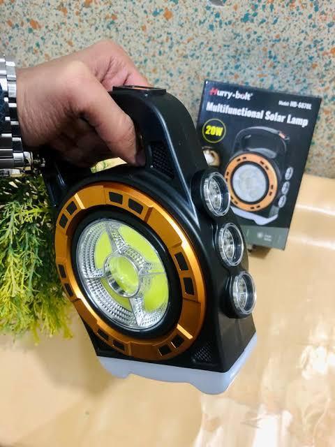 Solar Powered Rechargeable LED Camping Lantern