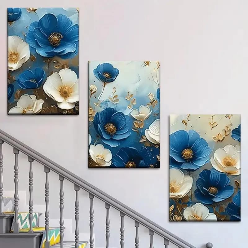 Multicolor Wall Frame Set - 3 Pcs Beautiful Home Decor